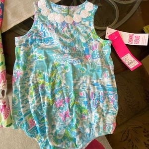 Lilly Pulitzer baby onesie